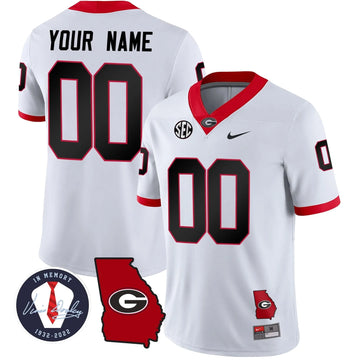 Personalized GB 2023 Vapor Custom Jersey - Georgia Map - White Stitched