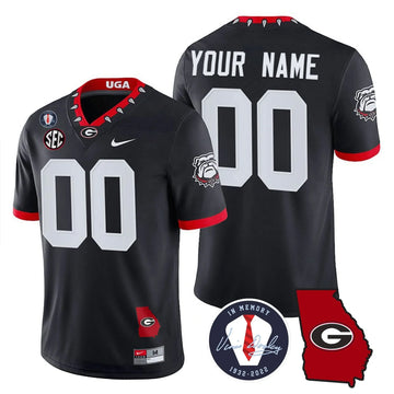 Personalized GB 2023 Vapor Custom Jersey - Georgia Map - Black Stitched