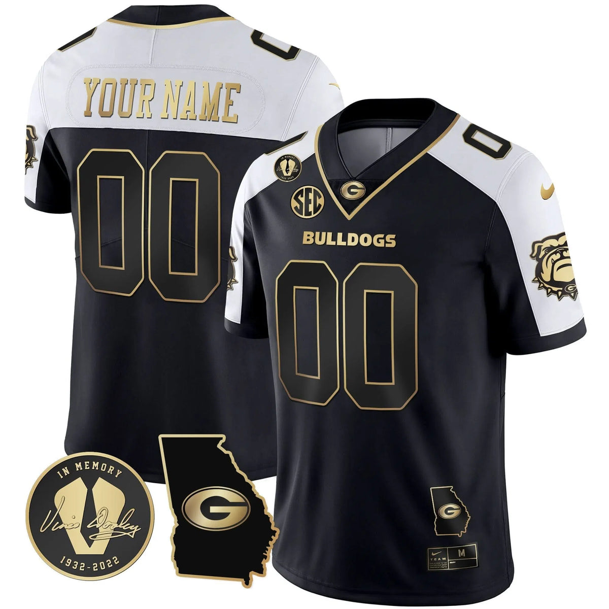Personalized GB 2023 Vapor Custom Jersey - Georgia Map - Alternate Stitched