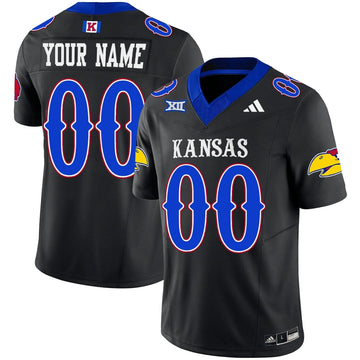 Personalized KJ Blackhawk Vapor Limited Custom Jersey - Black Stitched