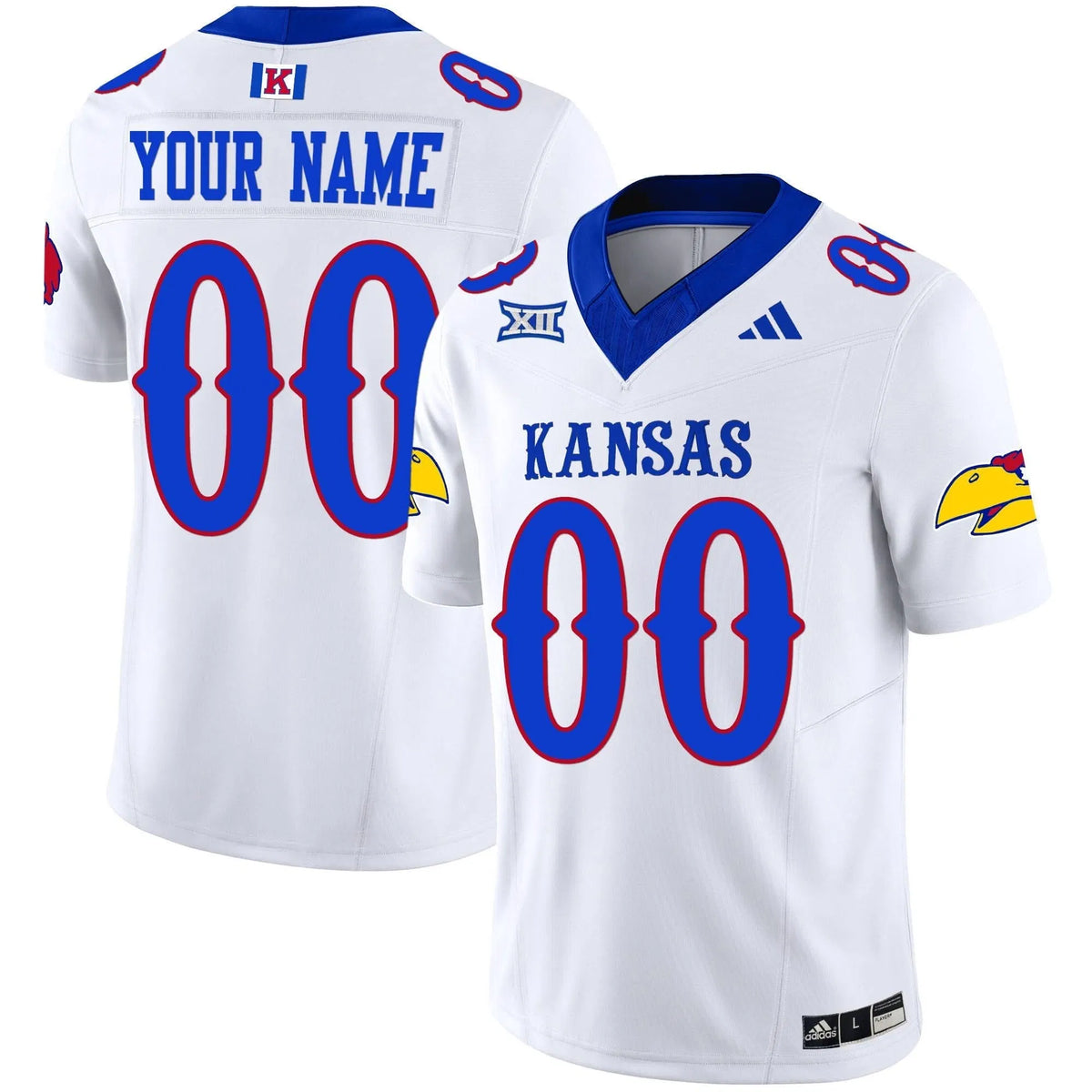 Personalized KJ Blackhawk Vapor Limited Custom Jersey - White Stitched
