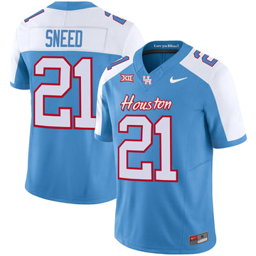 Personalized HOU 2023 Oilers Inspired Vapor Jersey V5 - Alternate / Stacy Sneed Stitched
