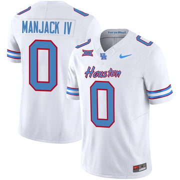 Personalized HOU 2023 Oilers Inspired Vapor Jersey V5 - White / Manjack IV Stitched