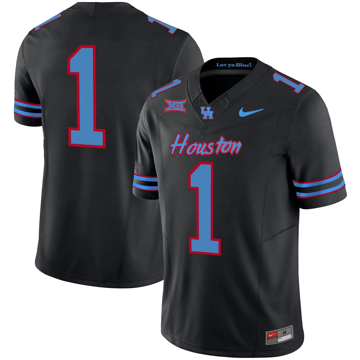 Personalized HOU 2023 Oilers Inspired Vapor Jersey V5 - Black / #1 Team Stitched