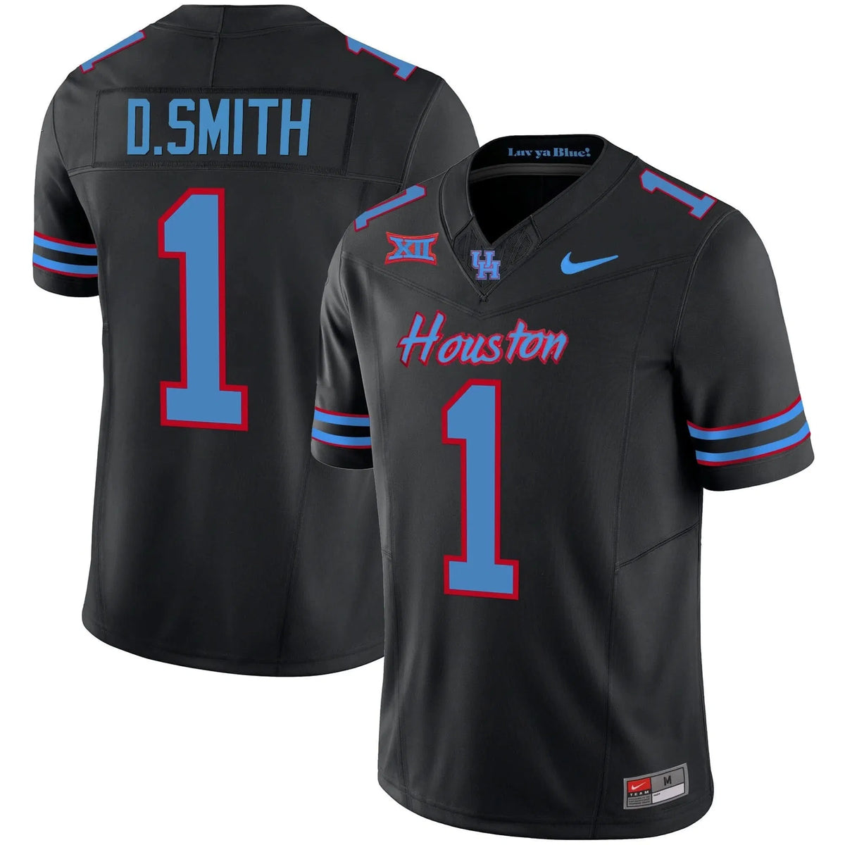 Personalized HOU 2023 Oilers Inspired Vapor Jersey V5 - Black / Donovan Smith Stitched