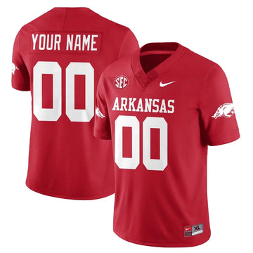 Personalized AR Football 2023 Custom Jersey - Red Stitched
