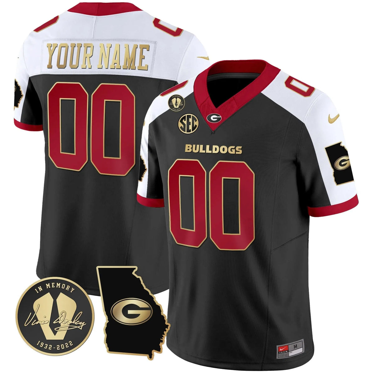 Personalized GB 2026 Vapor Custom Jersey V3 - Georgia Map - Alternate Stitched
