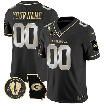 Personalized GB 2026 Vapor Custom Jersey V3 - Georgia Map - Black Limited Stitched