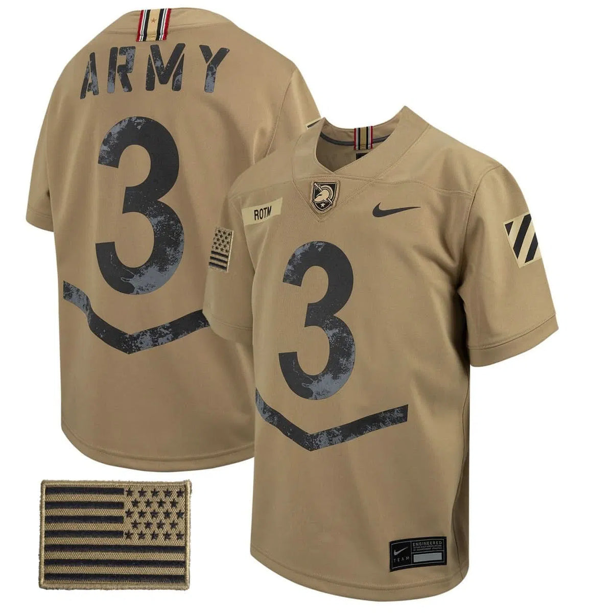 Personalized ABK Football 2023 Tan Jersey - Player Stitched