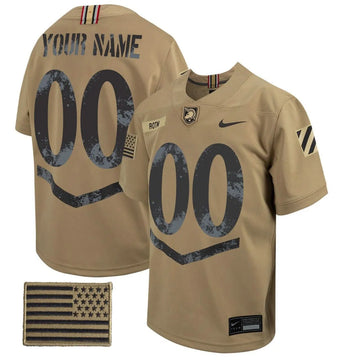 Personalized ABK Football 2023 Tan Custom Jersey - Custom Stitched