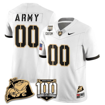 Personalized ABK 100th Anniversary Patch Vapor Custom Jersey - White Stitched