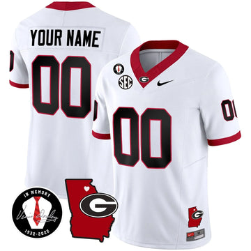 Personalized GB 2026 Vapor Custom Jersey V4 - Georgia Map - White Stitched