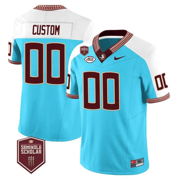 Personalized FSS Seminole Heritage Scholar Patch Vapor Limited Custom Jersey - Alternate Stitched