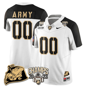 Personalized ABK 2023 CIC Trophy Champion Patch Custom Jersey - White Alternate Stitched