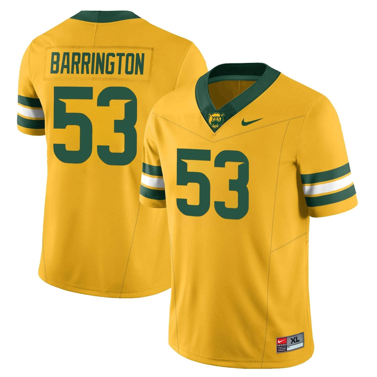 Personalized BB2026 Vapor Limited Jersey - Campbell Barrington - 53 / Yellow Stitched