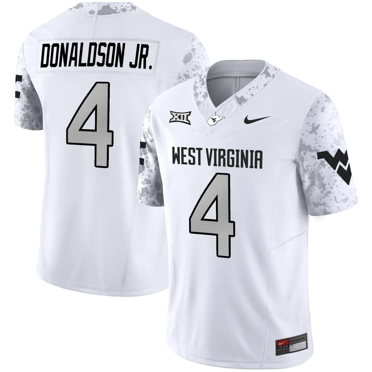 Personalized WVM 2026 Vapor Limited Jersey V2 - White / CJ Donaldson Jr. Stitched