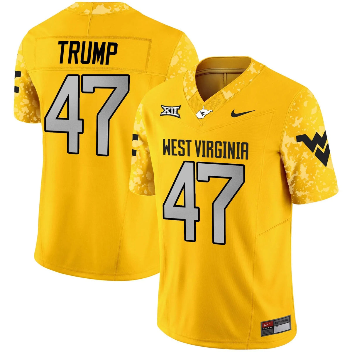 Personalized WVM 2026 Vapor Limited Jersey V2 - Gold / Trump Stitched