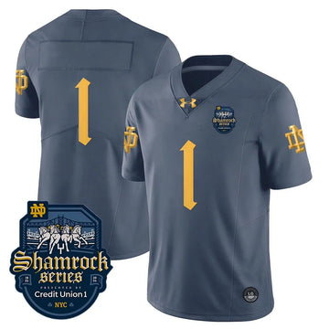 Personalized ND 2026 Shamrock Series Uniform - Style 1 / Jordan Clark - 1 Stitched