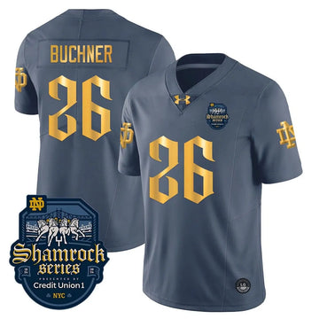 Personalized ND 2026 Shamrock Series Uniform - Style 2 / Tyler Buchner - 26 Stitched