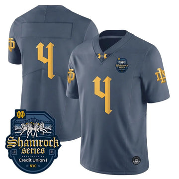 Personalized ND 2026 Shamrock Series Uniform - Style 1 / Jeremiyah Love - 4 Stitched