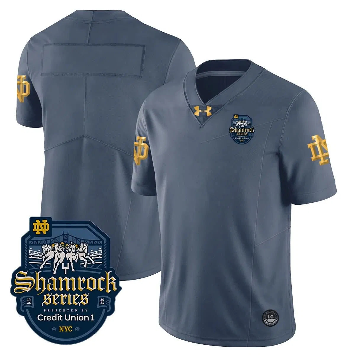 Personalized ND 2026 Shamrock Series Uniform - Style 1 / Team Stitched