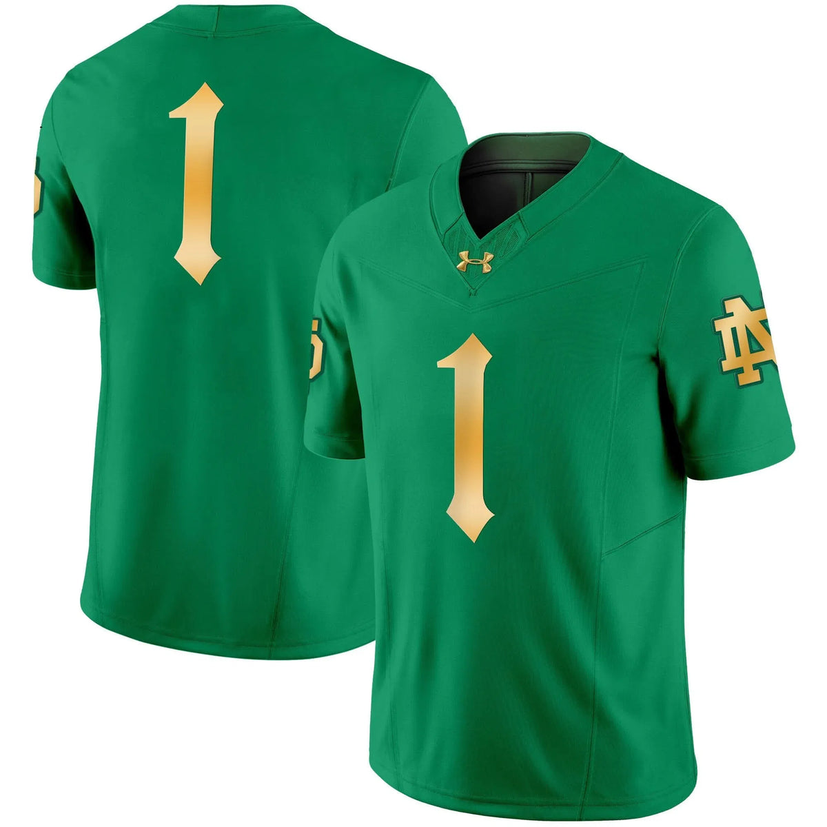 Personalized NDFI 2026 Vapor Limited Jersey - Green / #1 Team Stitched