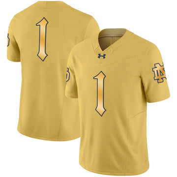 Personalized NDFI 2026 Vapor Limited Jersey - Gold / #1 Team Stitched
