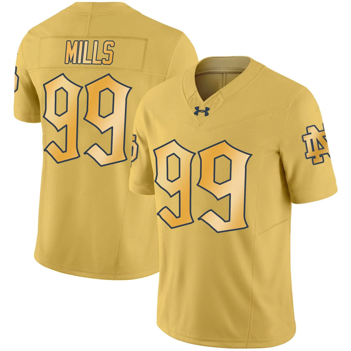 Personalized NDFI 2026 Vapor Limited Jersey - Gold / Rylie Mills Stitched