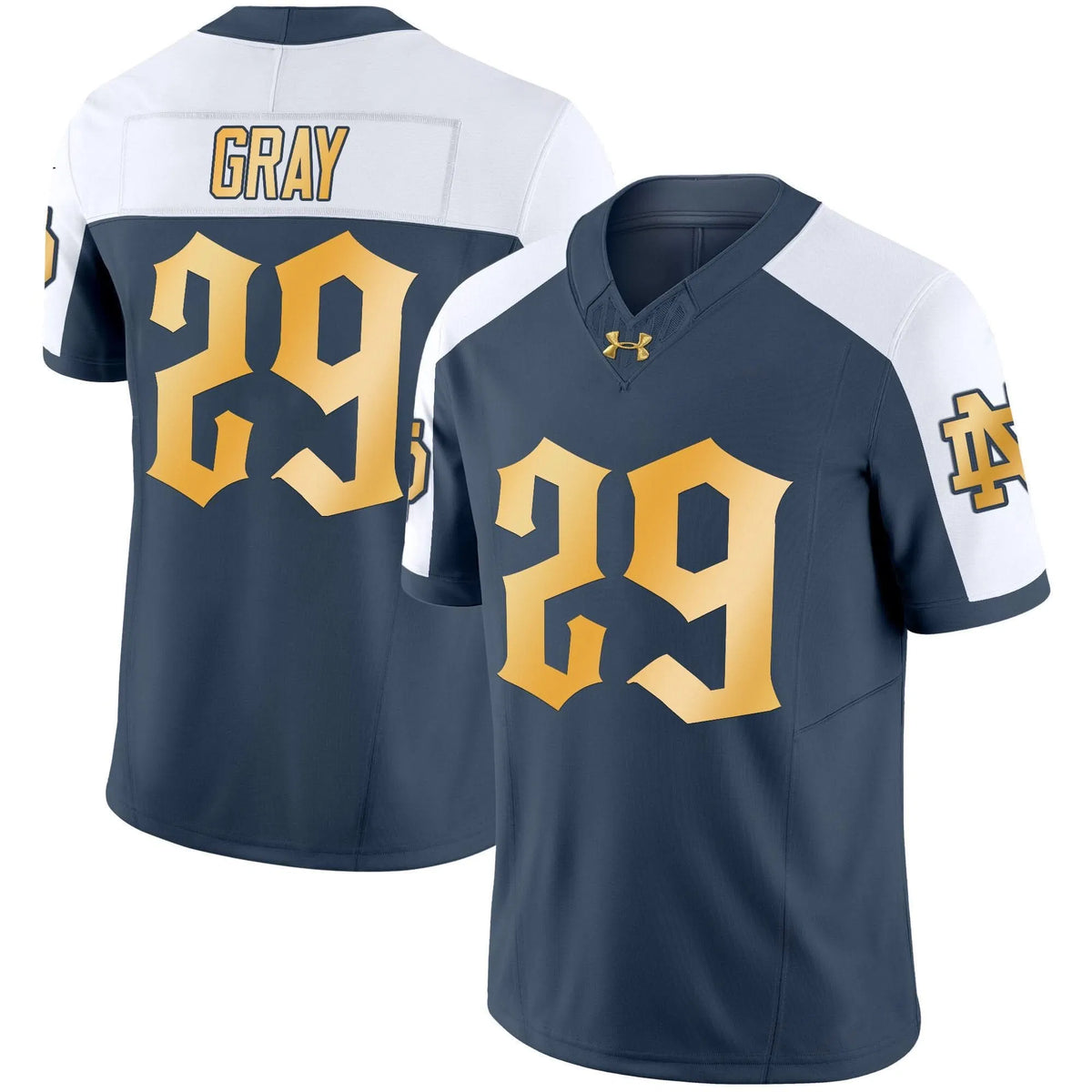 Personalized NDFI 2026 Vapor Limited Jersey - Alternate / Christian Gray Stitched