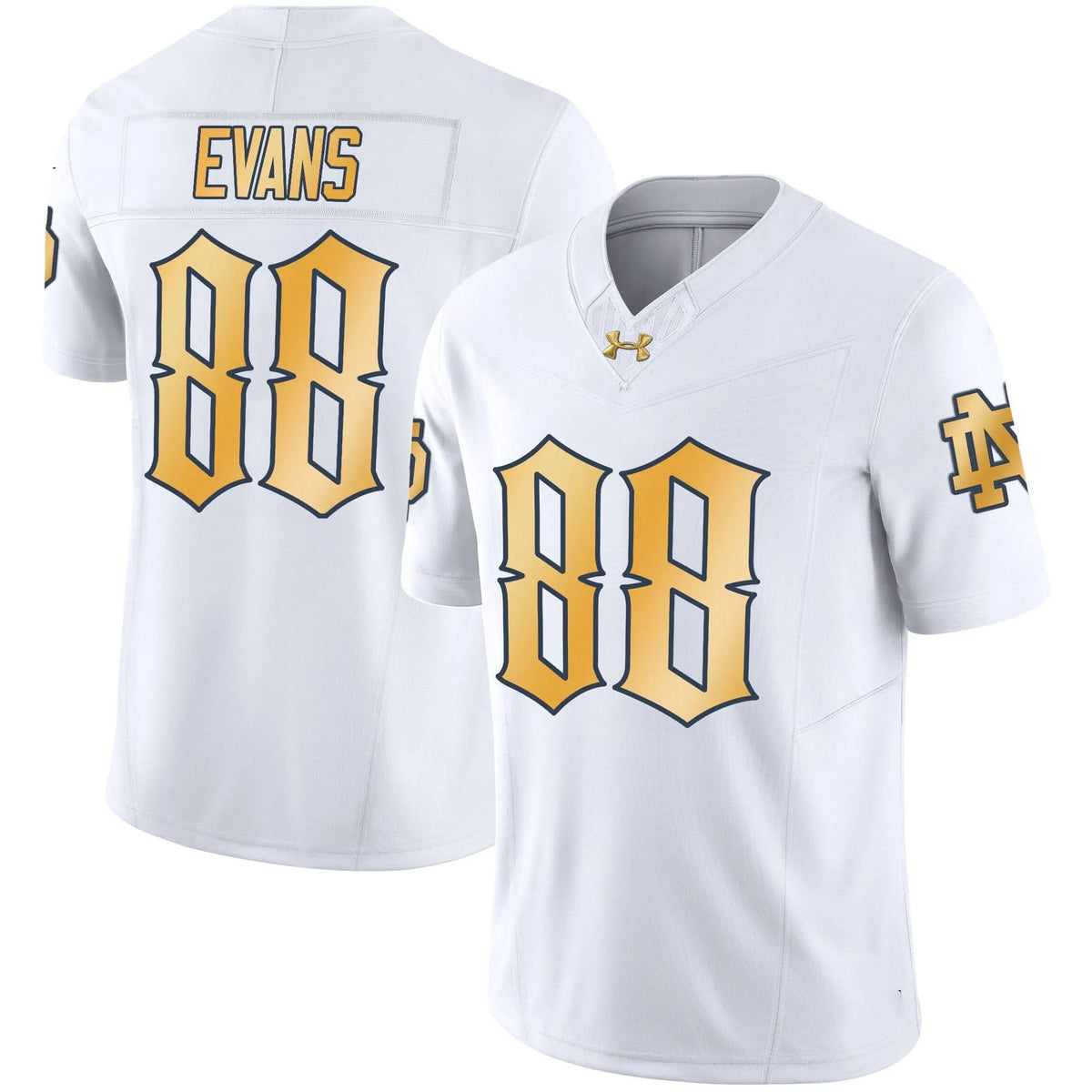 Personalized NDFI 2026 Vapor Limited Jersey - White / Mitchell Evans Stitched