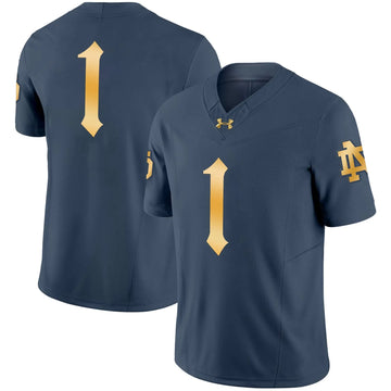 Personalized NDFI 2026 Vapor Limited Jersey - Blue-Gray / #1 Team Stitched
