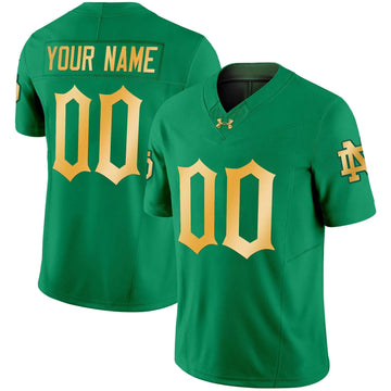 Personalized NDFI 2026 Vapor Limited Custrom Jersey - Green Stitched