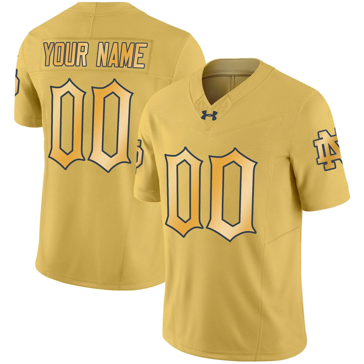 Personalized NDFI 2026 Vapor Limited Custrom Jersey - Gold Stitched