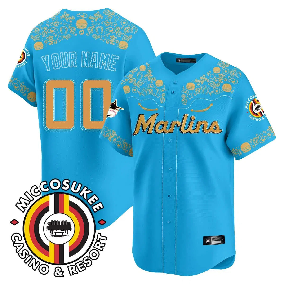 Personalized Custom MM Mystery Edition Jersey - Blue Stitched