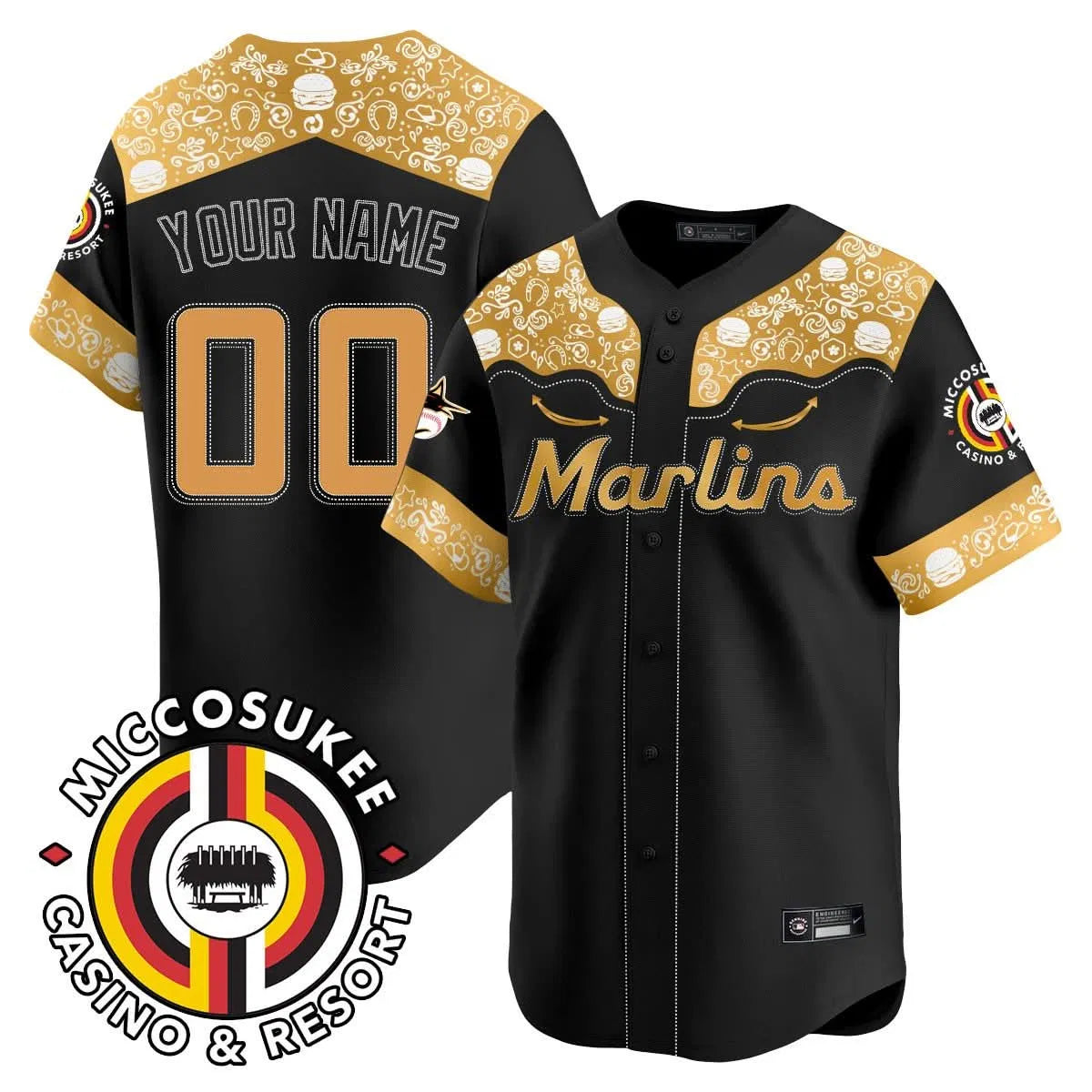 Personalized Custom MM Mystery Edition Jersey - Black Stitched