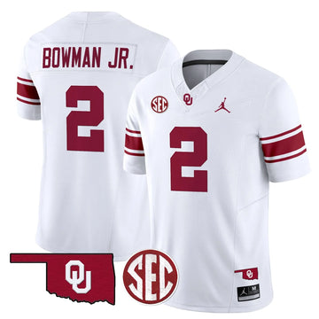 Personalized OS Throwback Vapor Limited Jersey - White / Billy Bowman Jr. Stitched