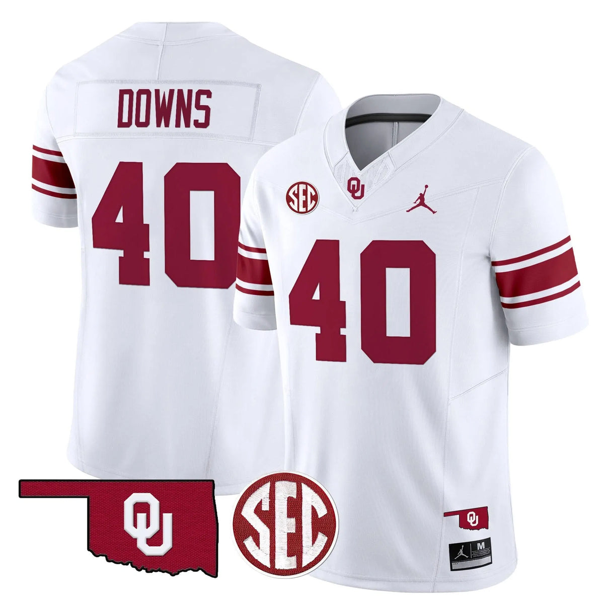 Personalized OS Throwback Vapor Limited Jersey - White / Ethan Downs Stitched