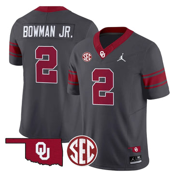 Personalized OS Throwback Vapor Limited Jersey - Anthracite / Billy Bowman Jr. Stitched