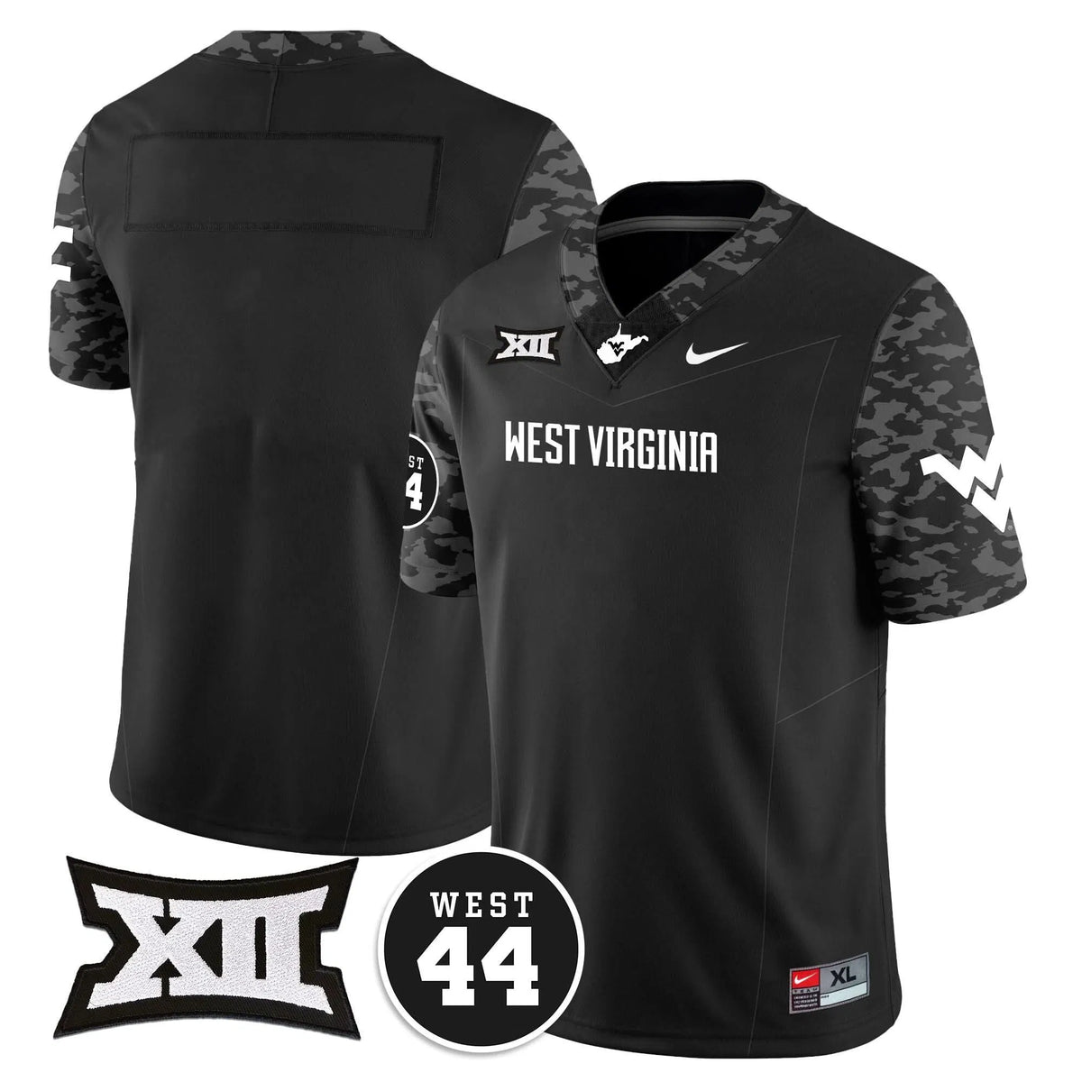 Personalized WVM 2026 Vapor Limited Jersey  - Honor Jerry West - Coal / Team Stitched