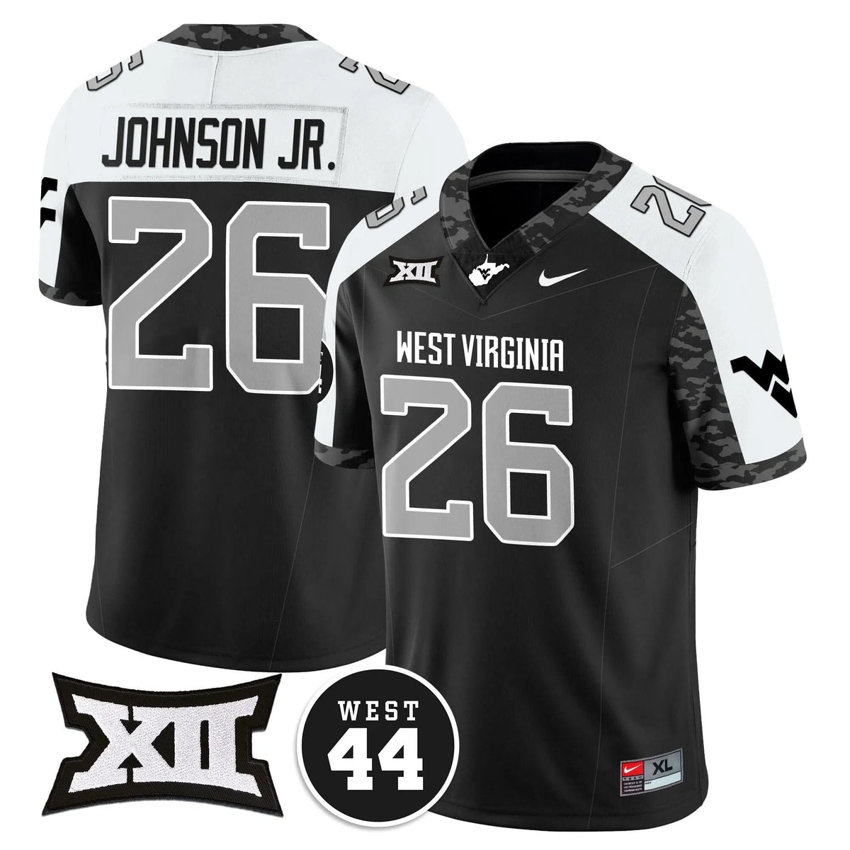 Personalized WVM 2026 Vapor Limited Jersey  - Honor Jerry West - Alternate / Justin Johnson Jr. Stitched