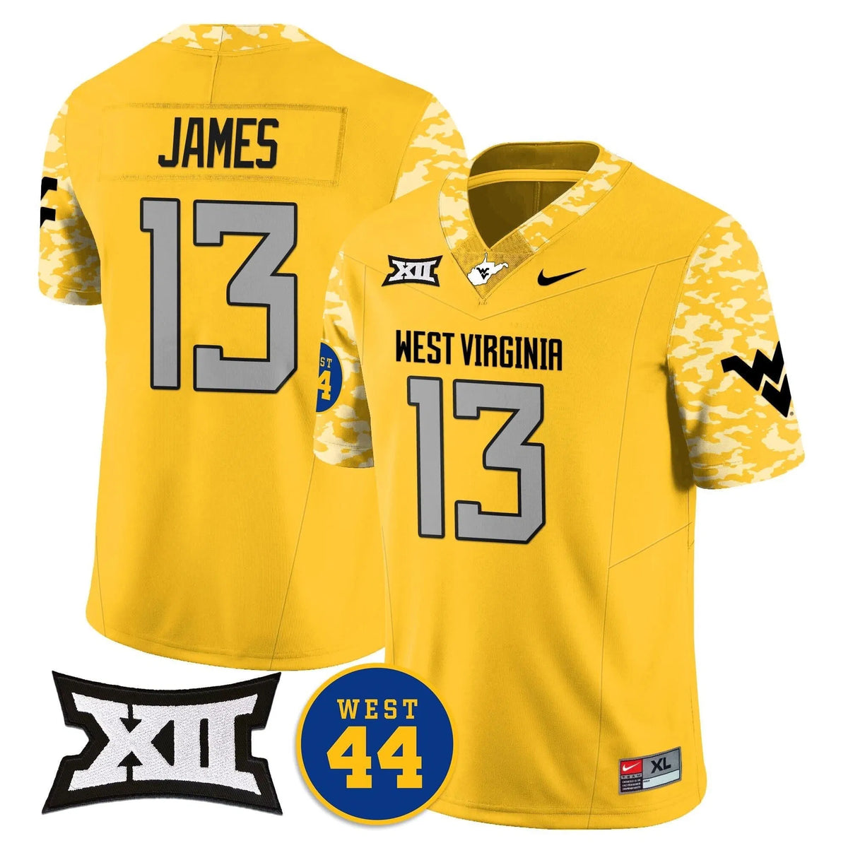 Personalized WVM 2026 Vapor Limited Jersey  - Honor Jerry West - Gold / Sam James Stitched