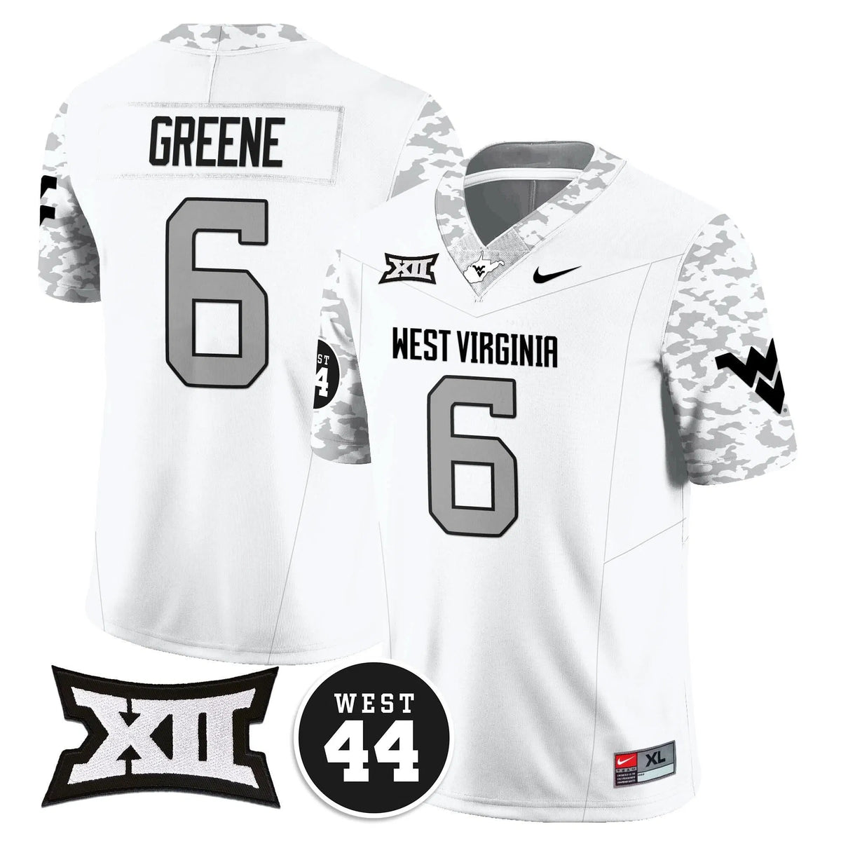 Personalized WVM 2026 Vapor Limited Jersey  - Honor Jerry West - White / Garrett Greene Stitched