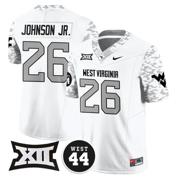 Personalized WVM 2026 Vapor Limited Jersey  - Honor Jerry West - White / Justin Johnson Jr. Stitched