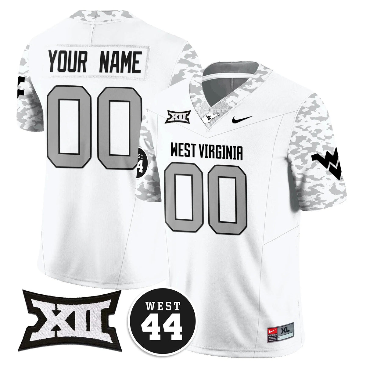 Personalized Custom WVM 2026 Vapor Limited Jersey  - Honor Jerry West - White Stitched