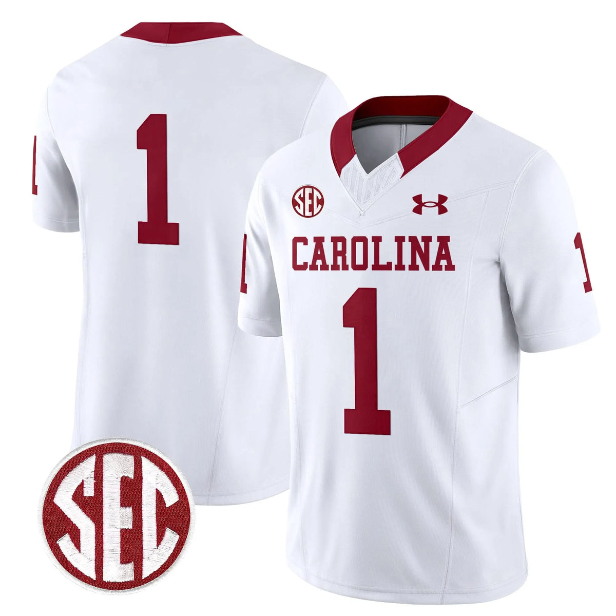 Personalized SCG 1980 Throwback Vapor Limited Jersey - White / #1 Team Stitched