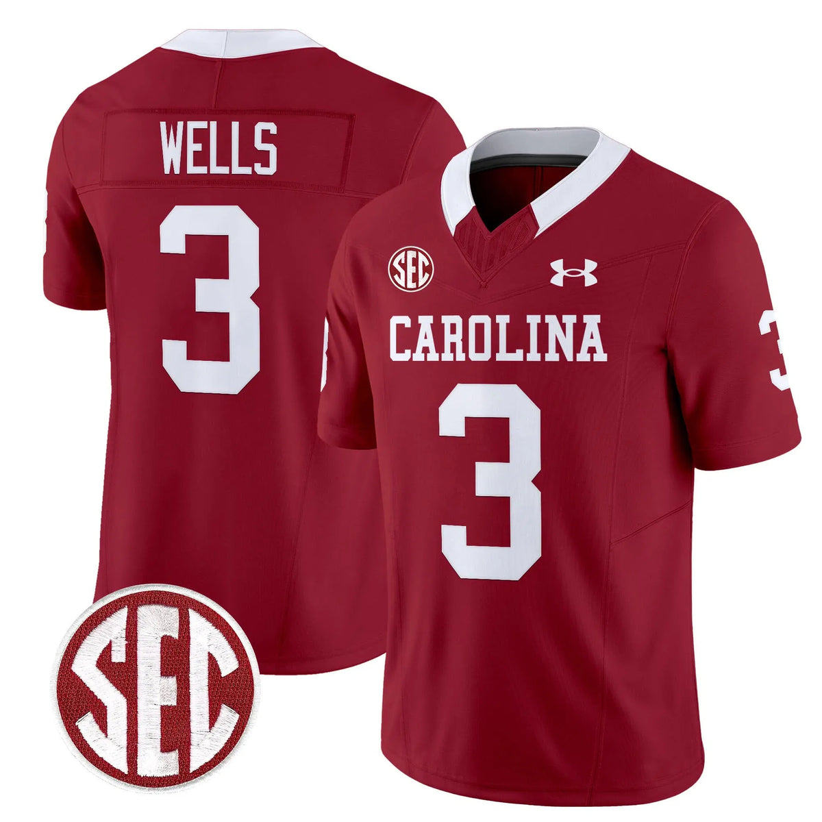 Personalized SCG 1980 Throwback Vapor Limited Jersey - Garnet / Juice Wells Stitched