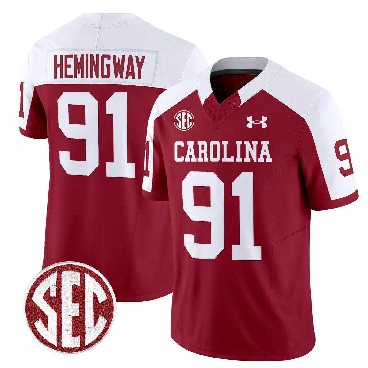 Personalized SCG 1980 Throwback Vapor Limited Jersey - Garnet Alternate / Tonka Hemingway Stitched