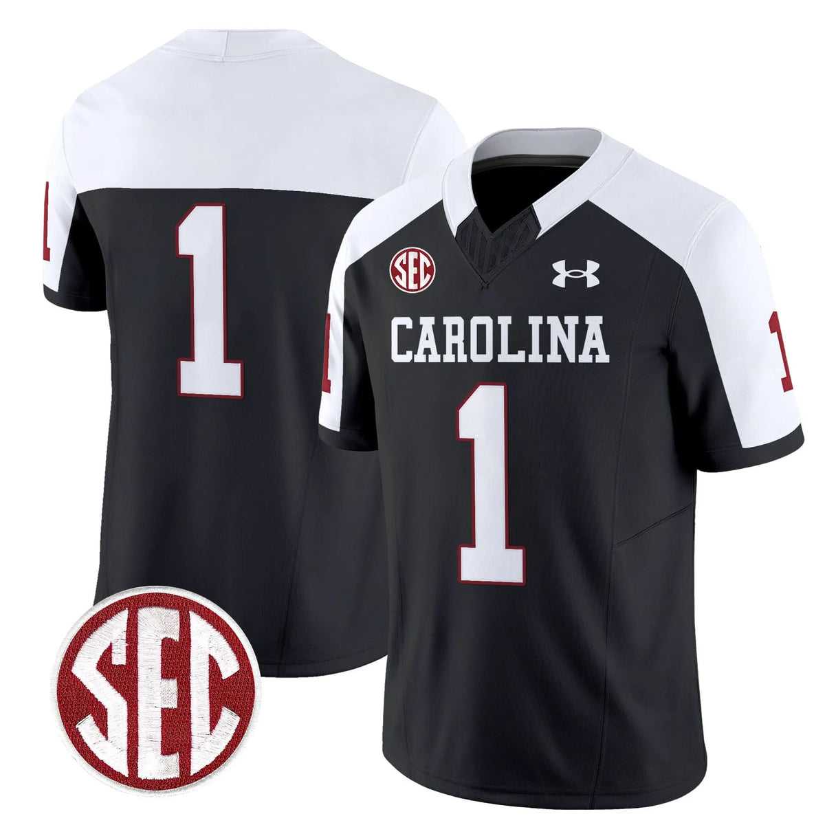 Personalized SCG 1980 Throwback Vapor Limited Jersey - Black Alternate / #1 Team Stitched