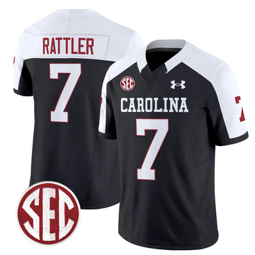 Personalized SCG 1980 Throwback Vapor Limited Jersey - Black Alternate / Spencer Rattler Stitched