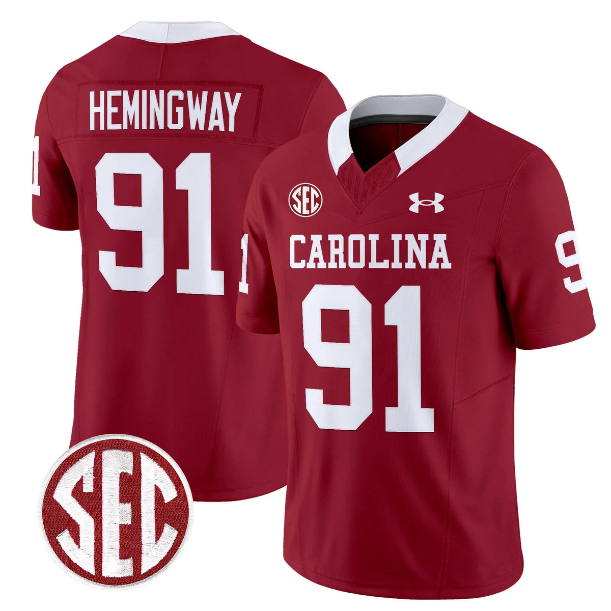 Personalized SCG 1980 Throwback Vapor Limited Jersey - Garnet / Tonka Hemingway Stitched